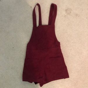 Maroon corduroy jumper